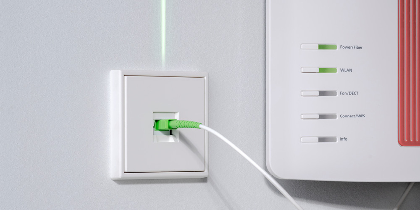 Die neuen Glasfaser-Anschlussdosen bei Elektro Harry Freiberg GmbH in Döbeln